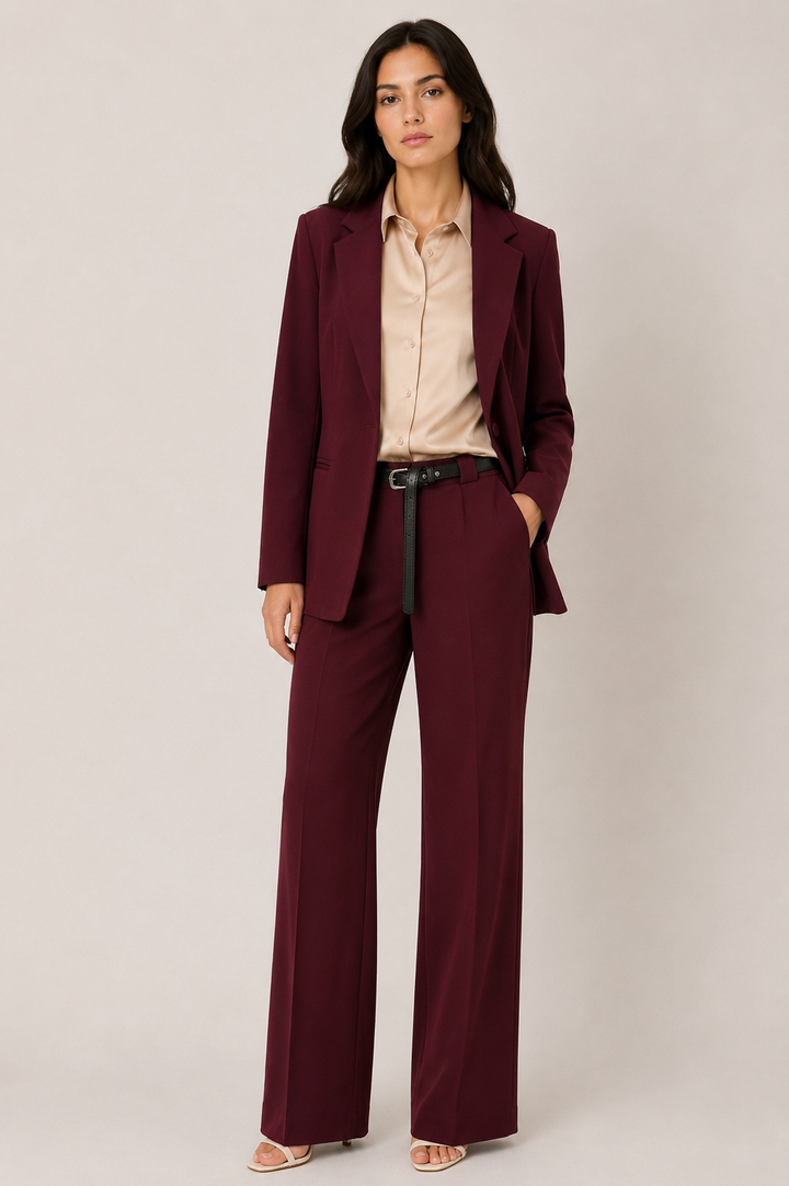 Pantalone chino in gabardine stretch