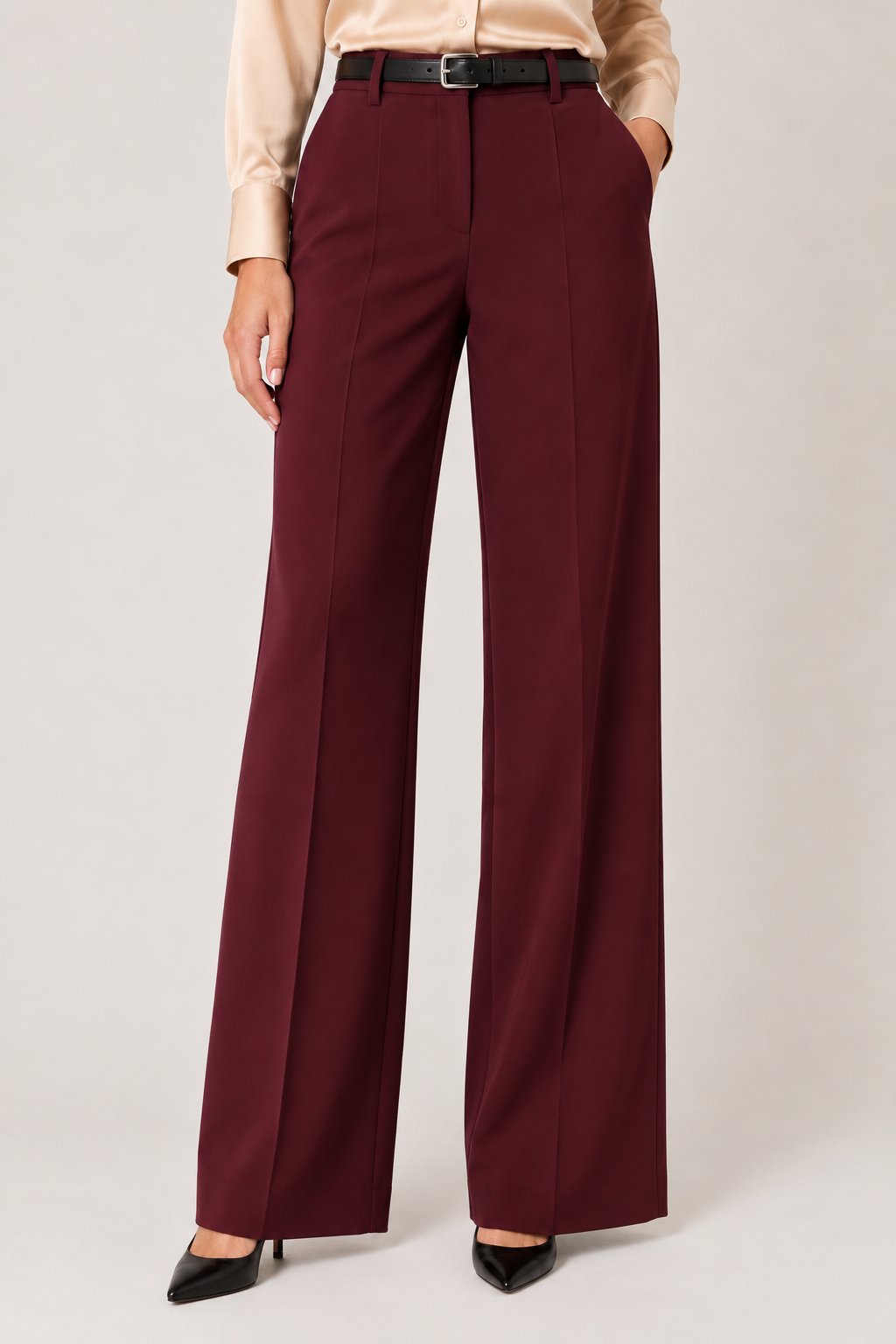 Pantalone chino in gabardine stretch
