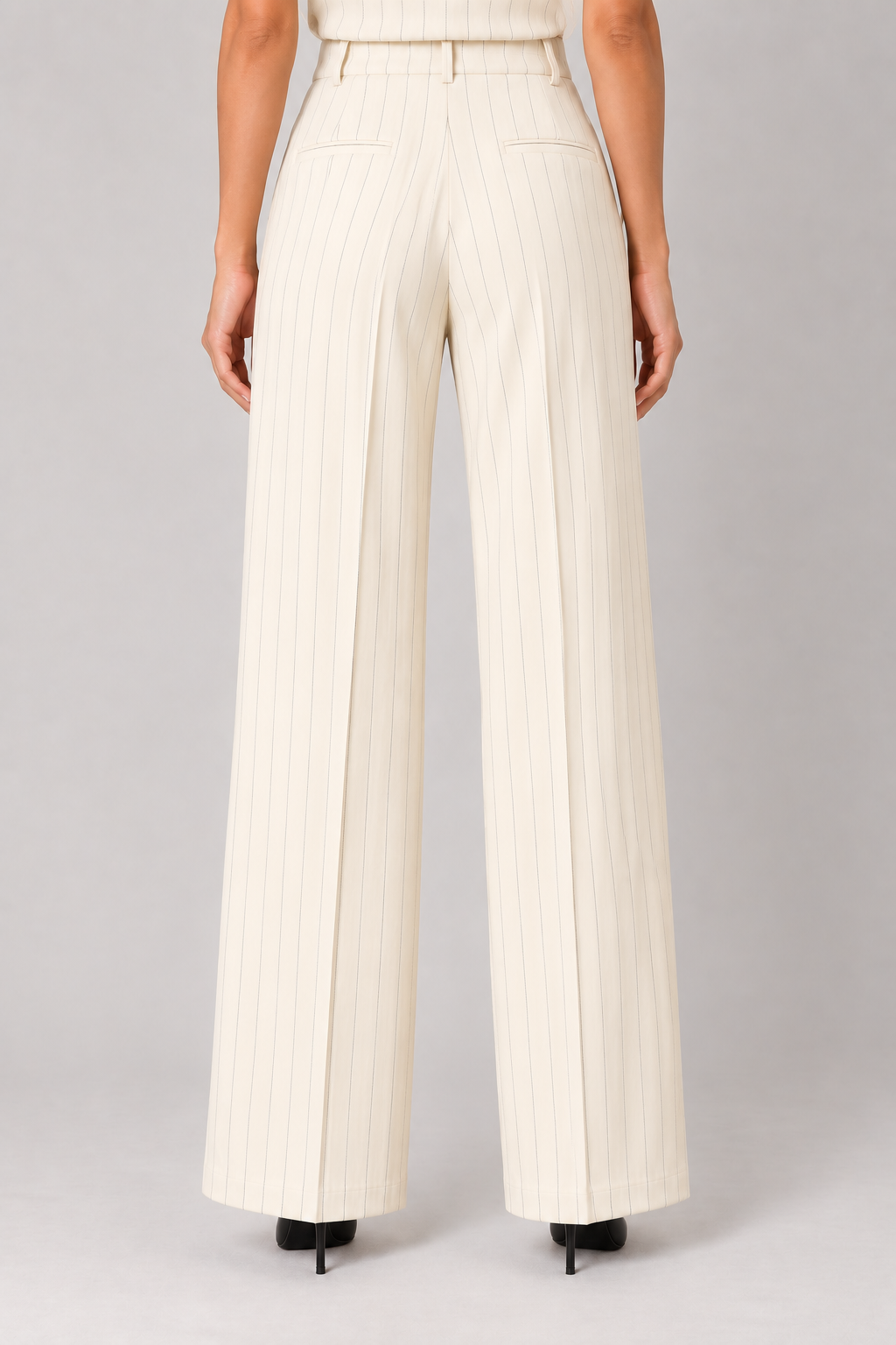 Pantalone chino gessato