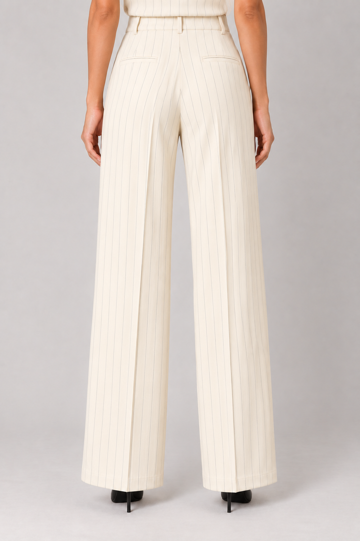Pantalone chino gessato