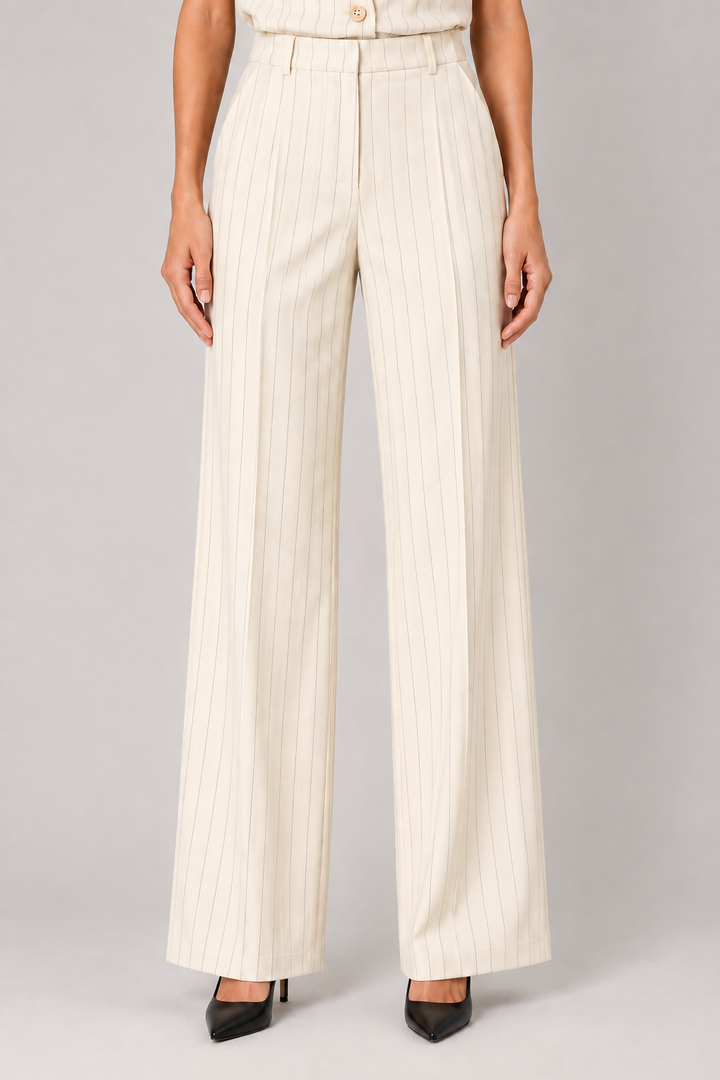 Pantalone chino gessato