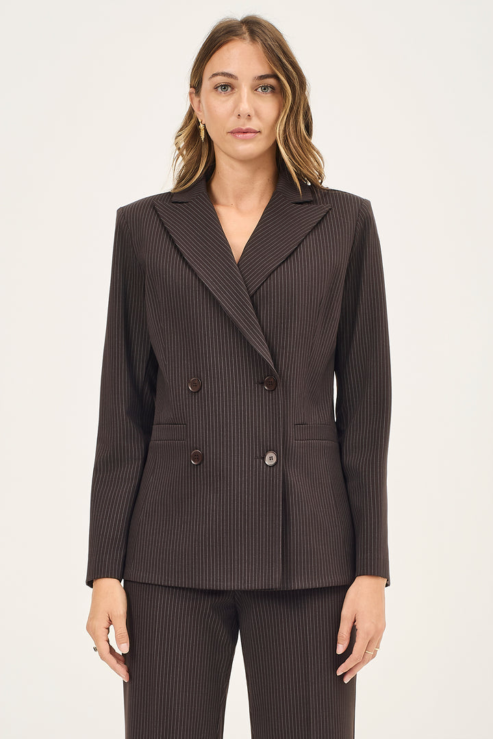 Blazer doppiopetto gessato
