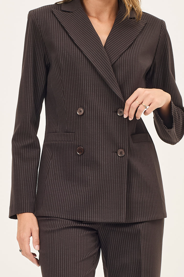 Blazer doppiopetto gessato