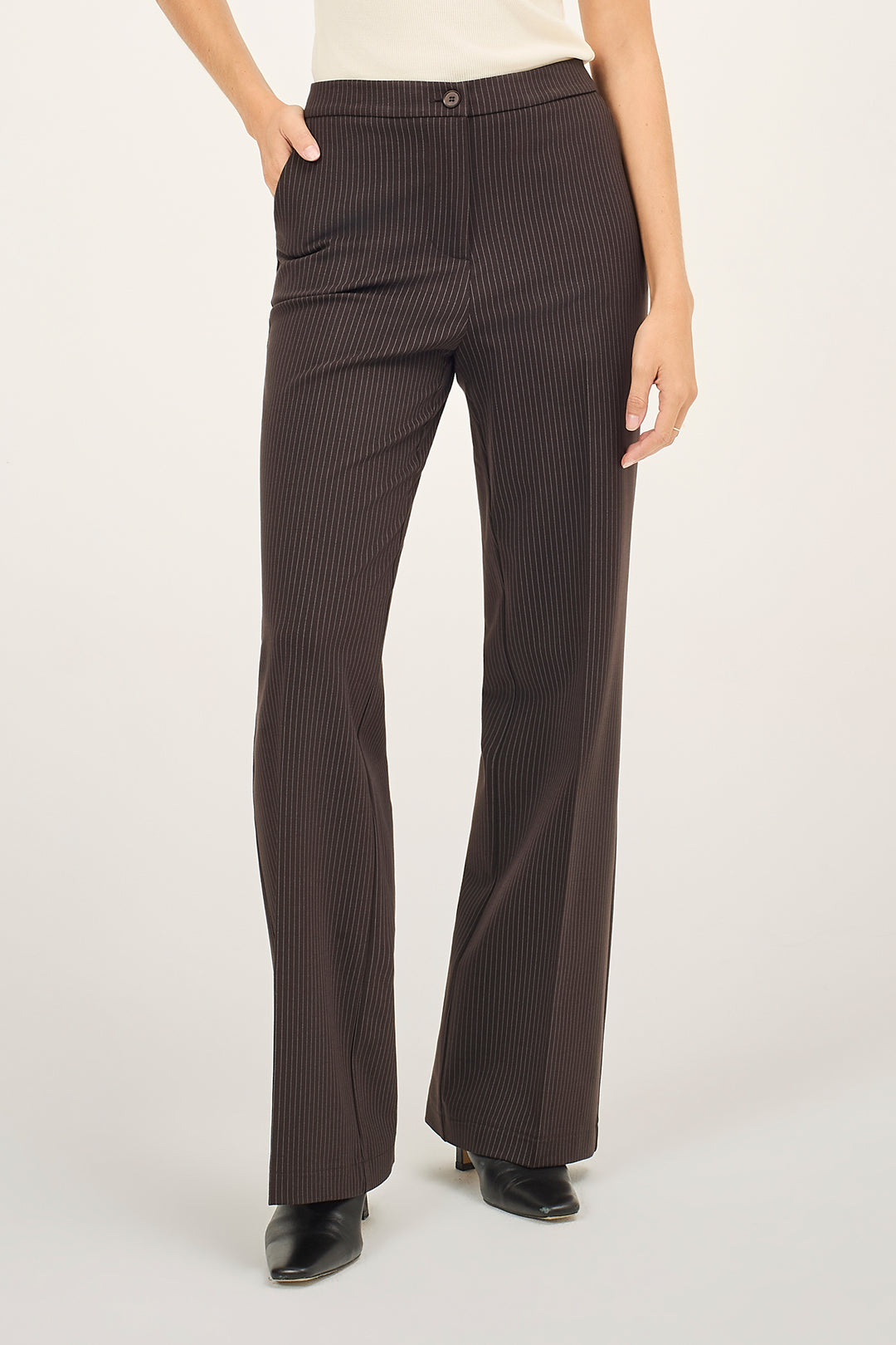 Pantalone chino gessato