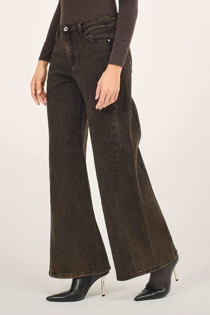 Jeans loose marrone