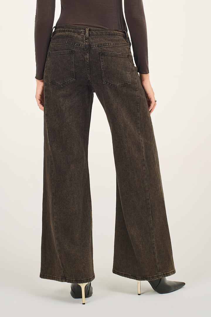 Jeans loose marrone