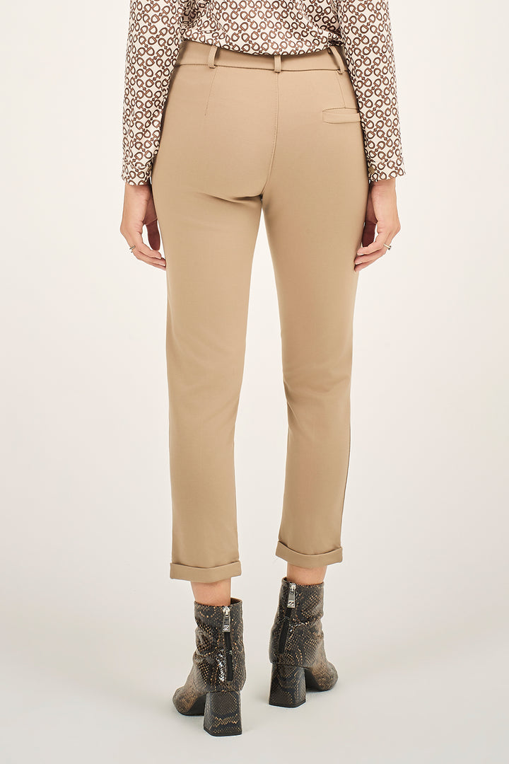 Pantalone chino in punto milano stretch