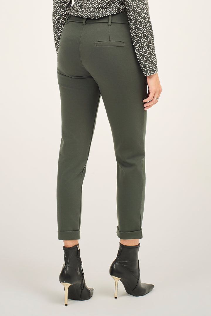 Pantalone chino in punto milano stretch