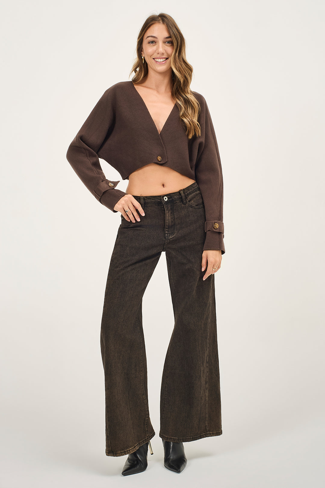 Cardigan cropped
