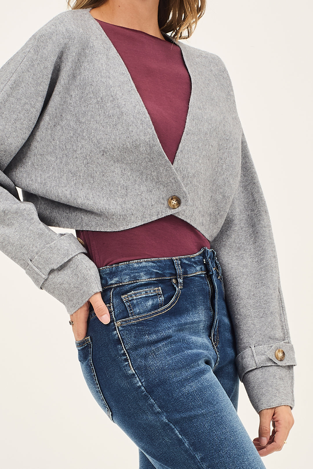 Cardigan cropped