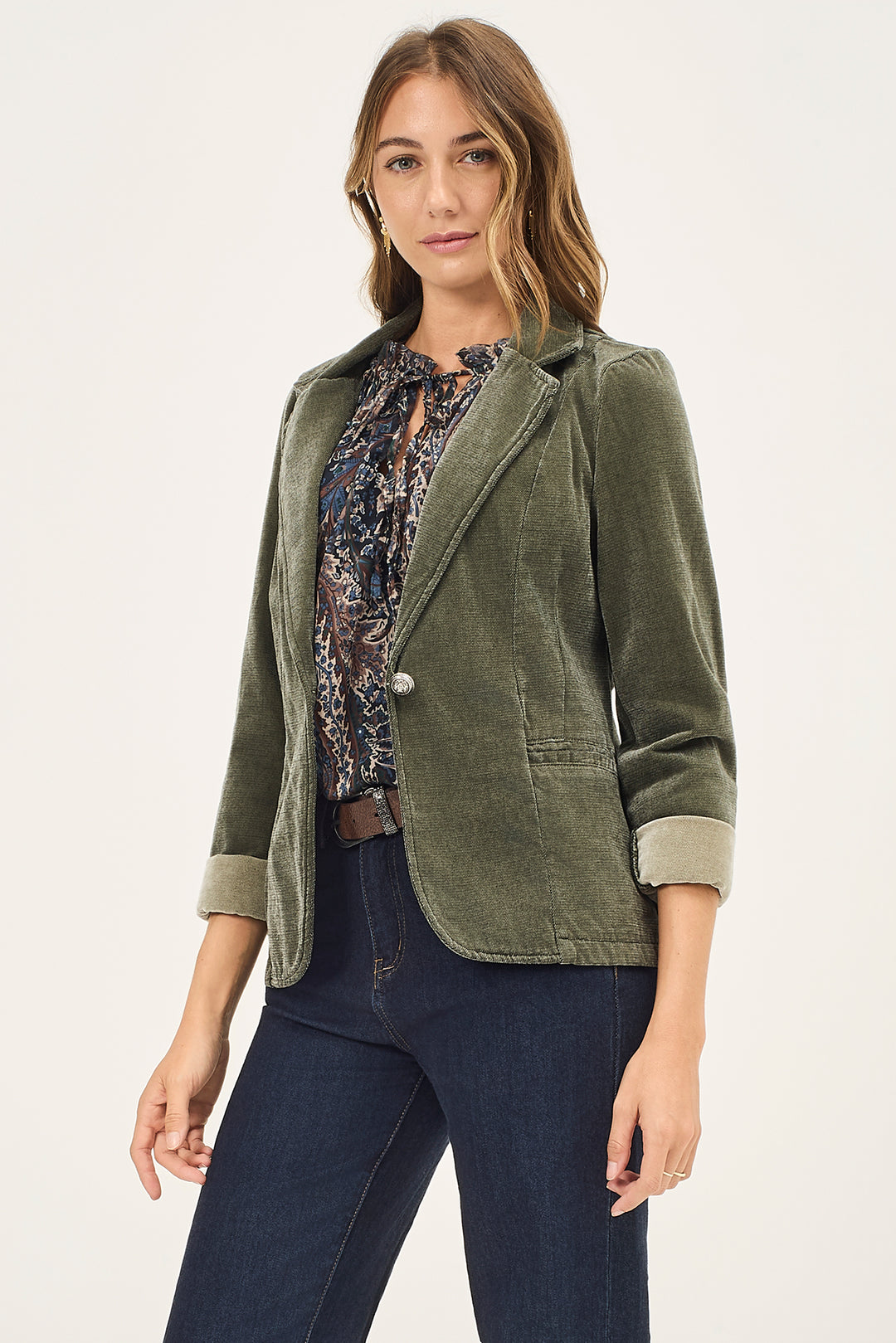 Blazer in fustagno