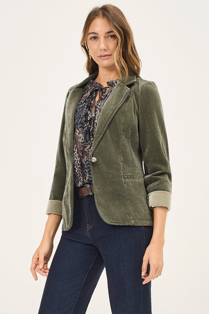 Blazer in fustagno