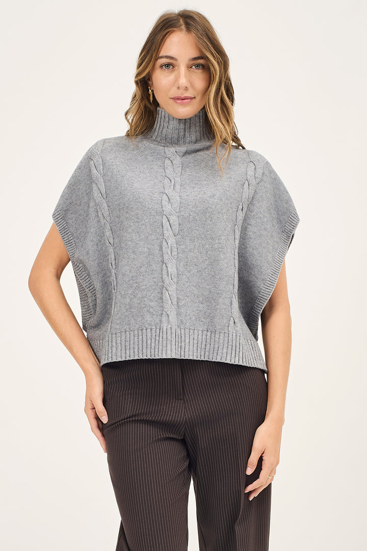 Gilet docevita con trecce
