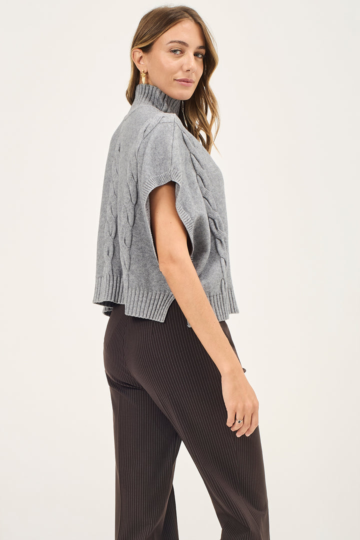 Gilet docevita con trecce