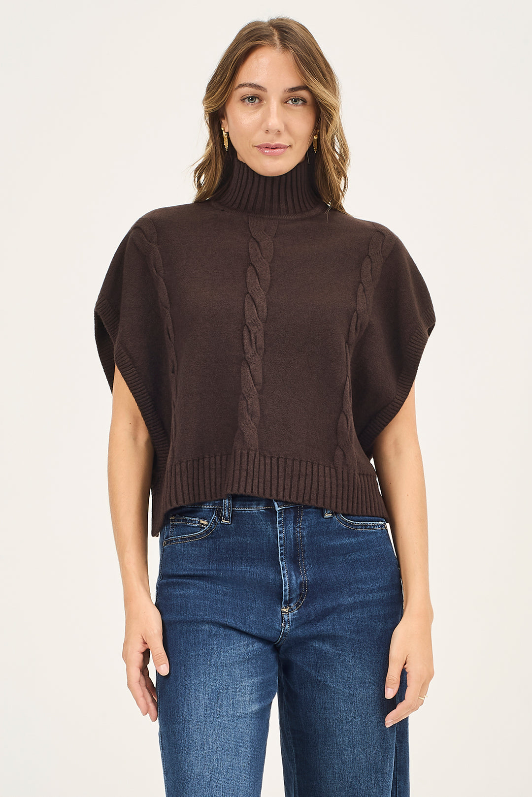 Gilet docevita con trecce