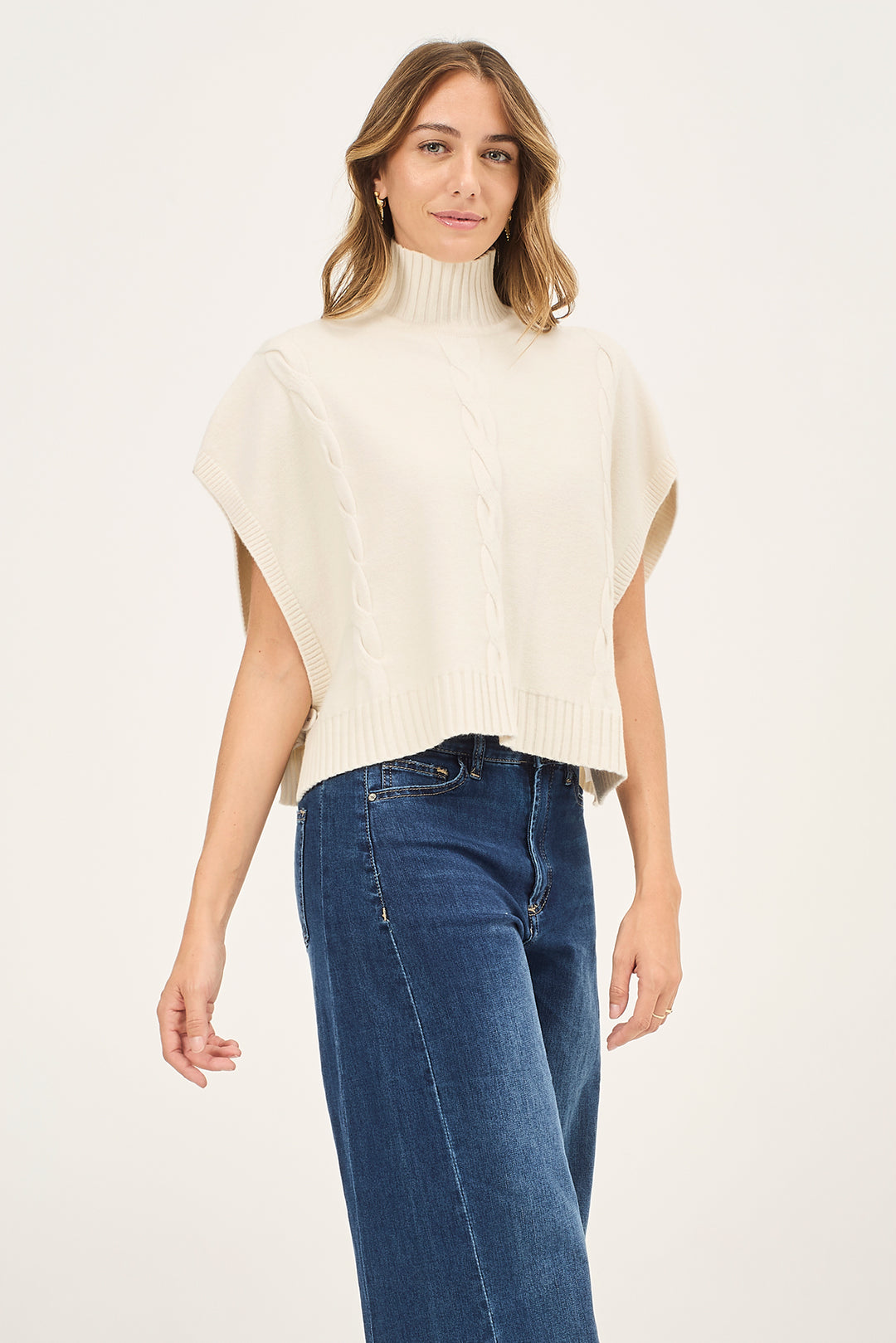 Gilet docevita con trecce