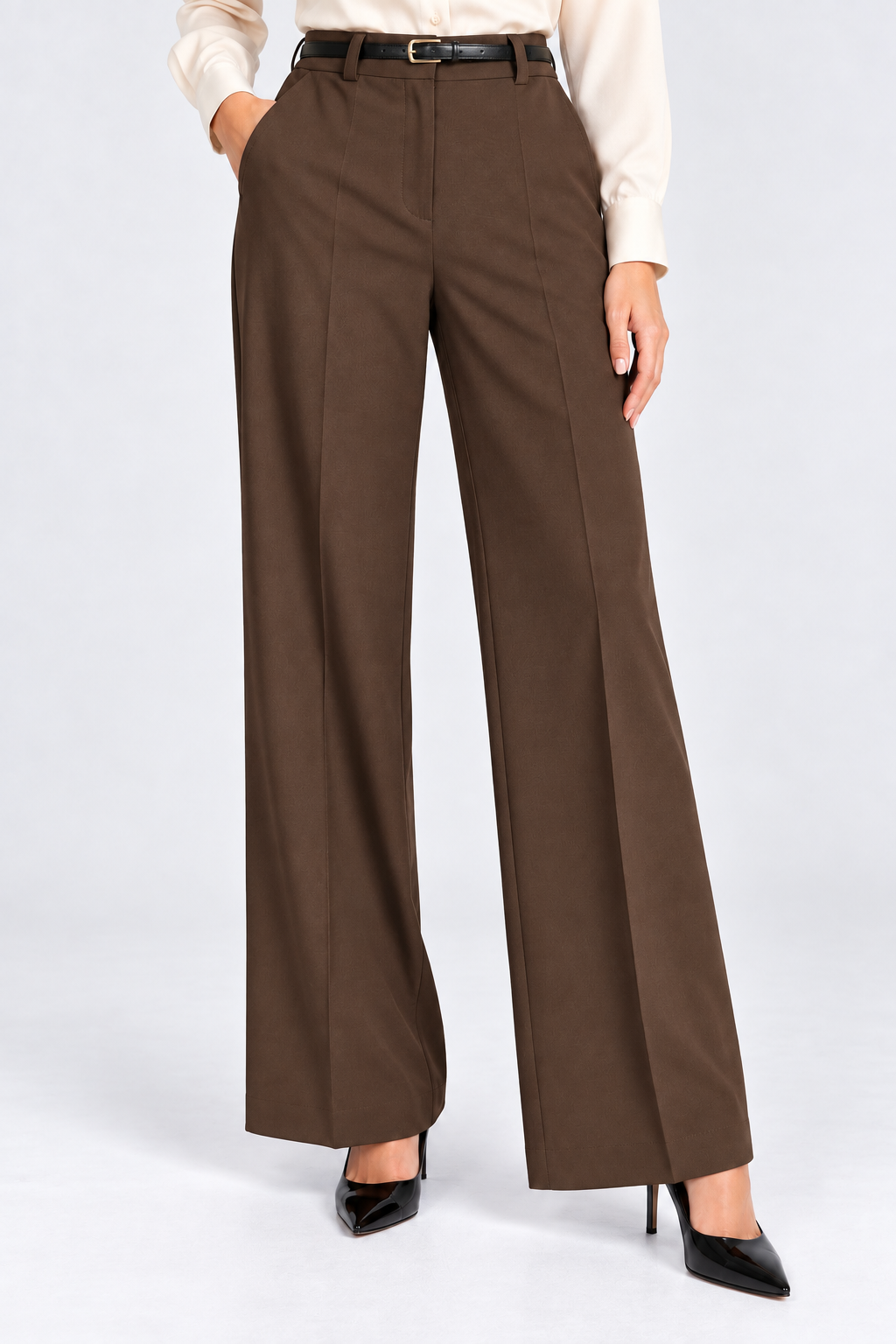 pantalone chino in gabardine stretch