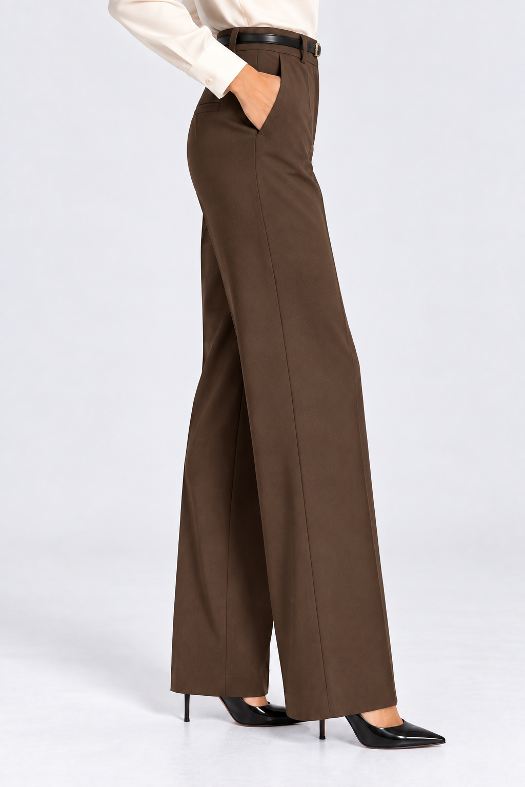 pantalone chino in gabardine stretch
