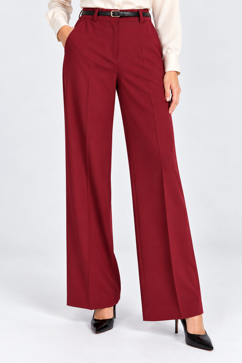 pantalone chino in gabardine stretch