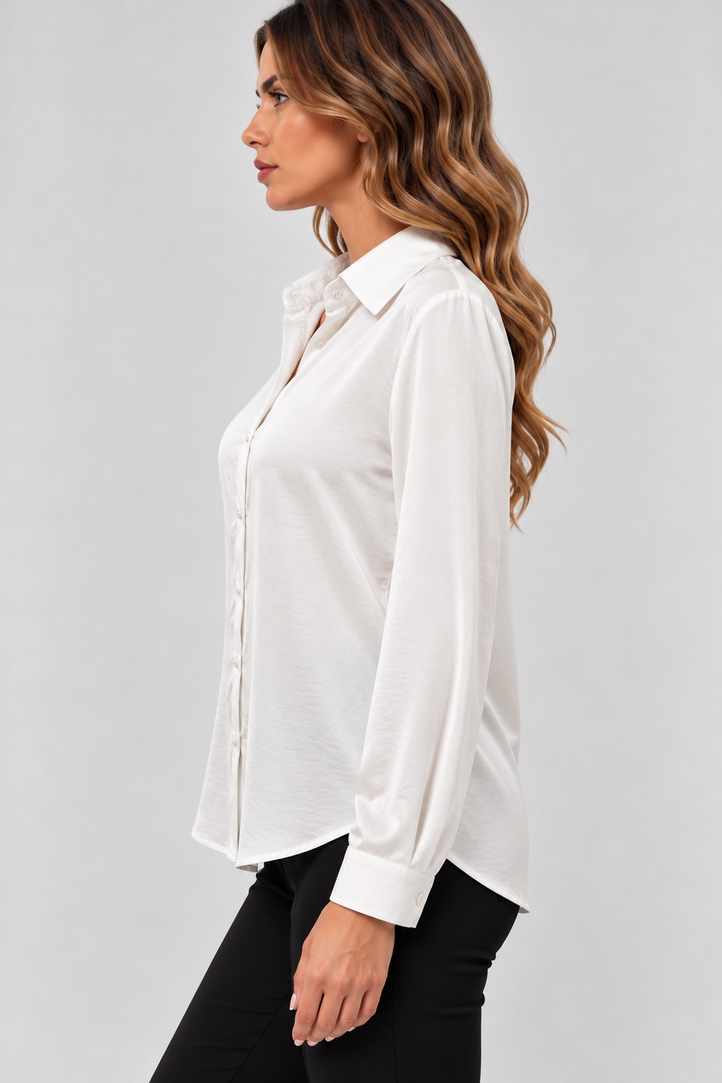 Camicia in satin