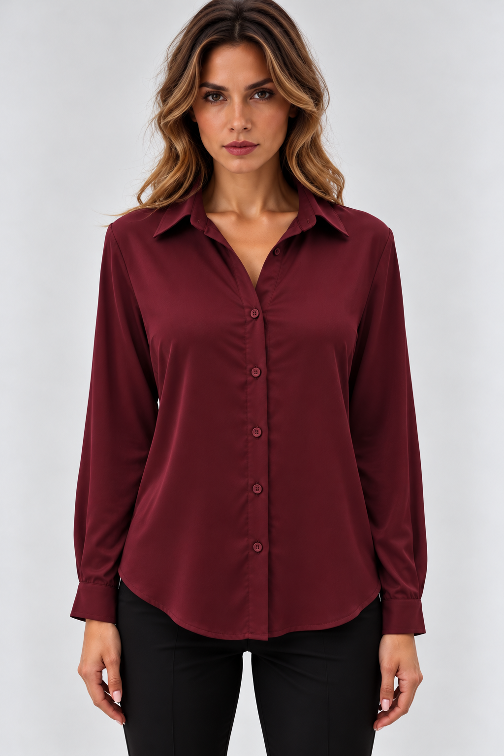 Camicia in satin