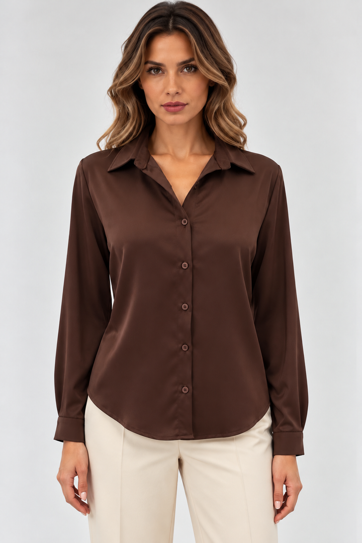 Camicia in satin