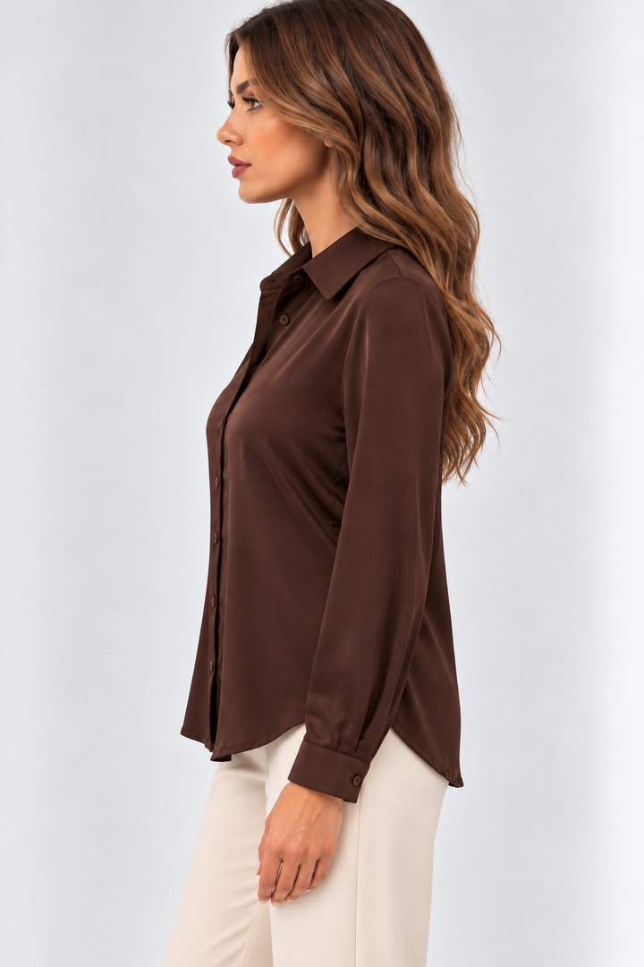Camicia in satin