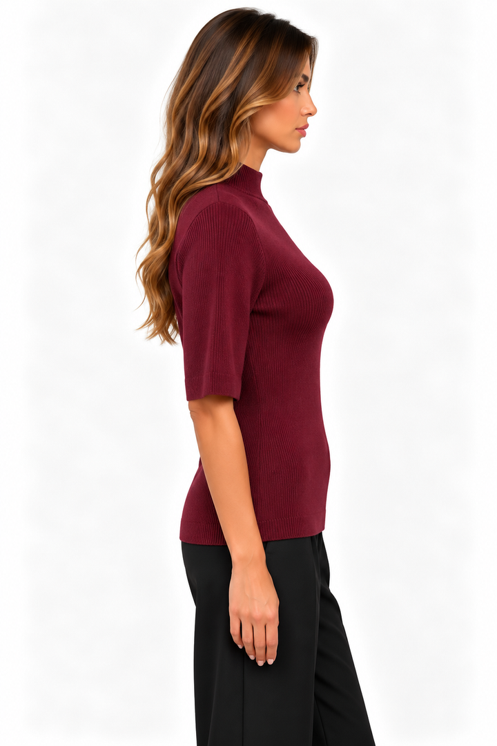 Maglia collo a lupetto