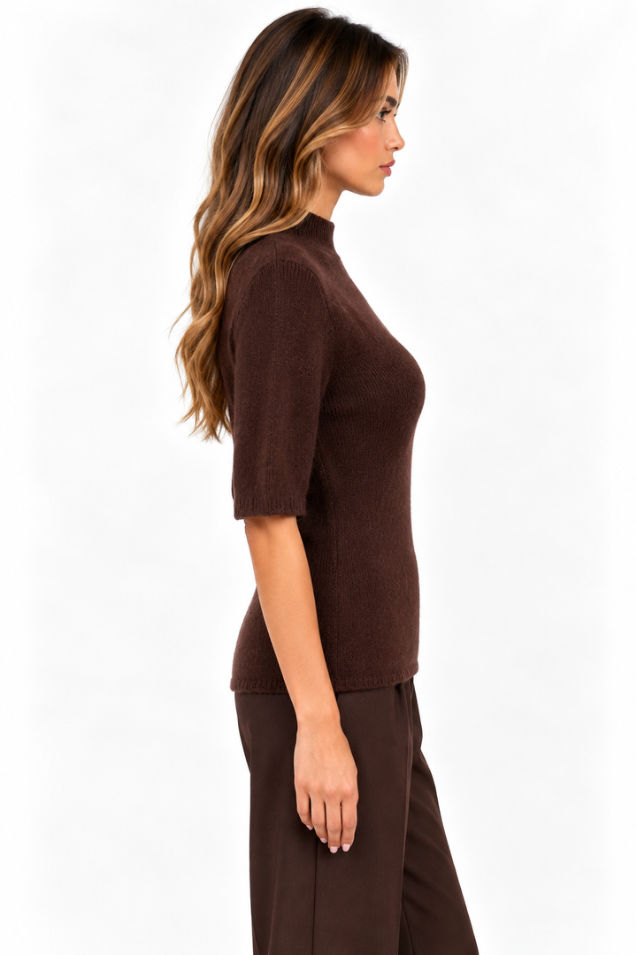Maglia collo a lupetto