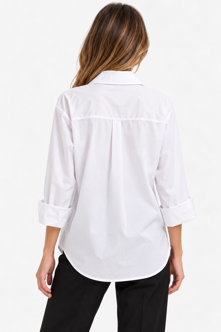 Camicia in cotone stretch